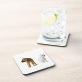 Twee honden onderzetter (Rechterzijde)