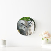 Twee honden ronde klok (Huis)