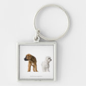 Twee honden sleutelhanger (Voorkant)