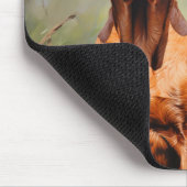 Twee Hongaarse Vizslas Muismat (Hoek)