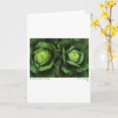 Twee Hoofden Kaart (Gele Bloem)