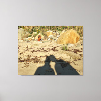 Twee hoofden zijn beter dan canvas afdruk