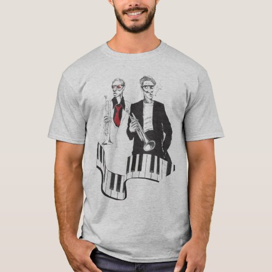 twee hoorn t-shirt (Voorkant)