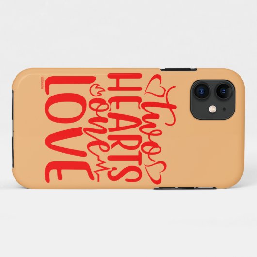TWEE HOORZITTEN, ÉÉN Valentijnsdag KREDIET Case-Mate iPhone Case (Achterkant (horizontaal))