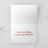 TWEE HOORZITTINGEN SAMEN VANDAAG VORIGE WIFE BIRTH FEESTDAGEN KAART (Binnen)