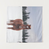 TWEE HORSES OP SNEE WANDKLEED (Voorkant (horizontaal))