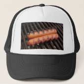 Twee hotdogs Grilling Trucker Pet (Voorkant)