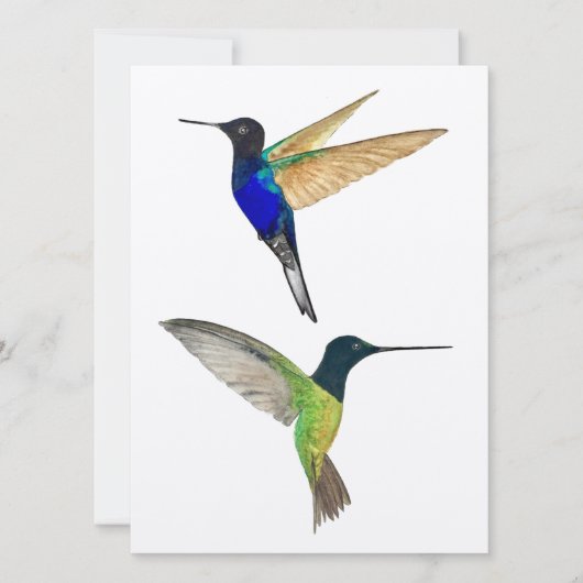 Twee Hummingvogels (Voorkant)