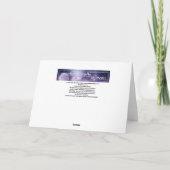 Twee Hummingvogels en Roze Struik Blank Wenskaart Kaart (Achterkant)