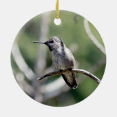 Twee Hummingvogels Keramisch Ornament (Achterkant)