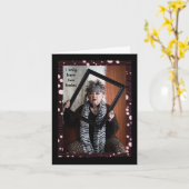 Twee humoristische uiterlijk: Trophy Wife of Troll Kaart (Gele Bloem)