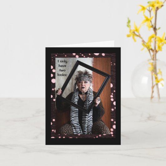 Twee humoristische uiterlijk: Trophy Wife of Troll Kaart (Gele Bloem)