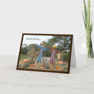 Twee Humoureuze Thanksgiving Kaart