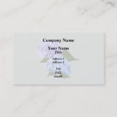 Twee Hydrangea Lavendel en Blauw Visitekaartje (Voorkant)