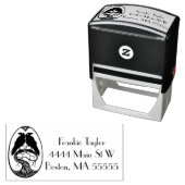 Twee Illustraties van Ravens Persoonlijk Zelfinktende Stempel (In situ)