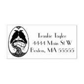 Twee Illustraties van Ravens Persoonlijk Zelfinktende Stempel (Design)