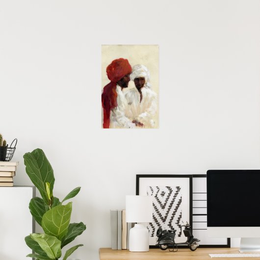 Twee imams poster (Thuiskantoor)