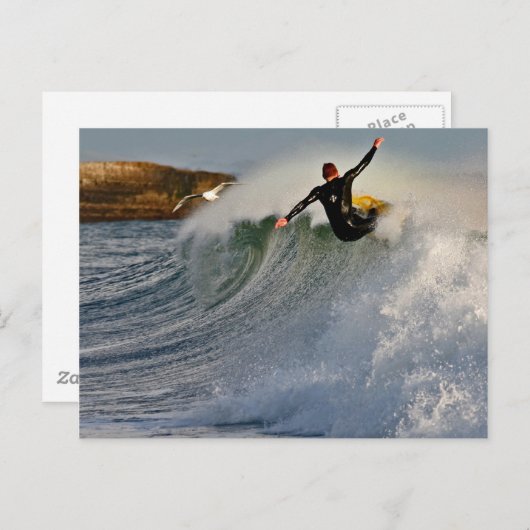 twee in beweging briefkaart (Voorkant / Achterkant)