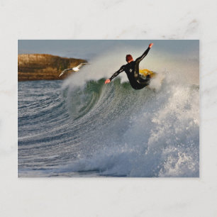 twee in beweging briefkaart