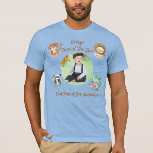 Twee in de dierentuin Safari Jungle Dieren Verjaar T-shirt