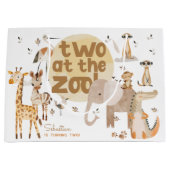 Twee in de dierentuin safari tweede dieren kindere groot cadeauzakje (Voorkant)