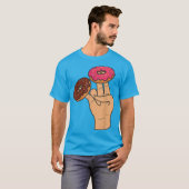 Twee in de roze in de roze grappige schoenmaker t-shirt (Voorkant volledig)