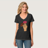 Twee in de roze in de roze grappige schoenmaker t-shirt (Voorkant volledig)