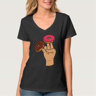 Twee in de roze in de roze grappige schoenmaker t-shirt
