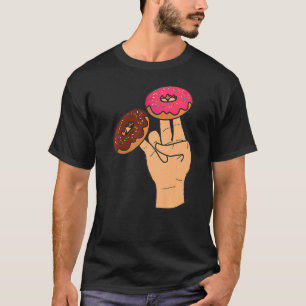 Twee in de roze in de roze grappige schoenmaker t-shirt