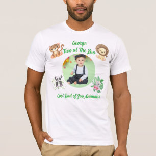 Twee in de Zoo Safari Jungle Dieren Verjaardag Vad T-shirt