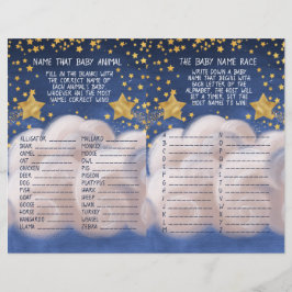 Twee in één babydiertje en Baby naam rassenspelen