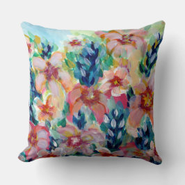 Twee in één origineel Floral Fine Art-Sierkussen Kussen