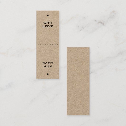 Twee in één stijlvolle mini-Labels Mini Visitekaartje (Voorkant / Achterkant)