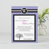 TWEE IN ÉÉN WEDING CEREMONY & ONTVANGSTINVITATIE KAART (Staand voorkant)