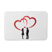 Twee In Liefde Badmat (Voorkant)