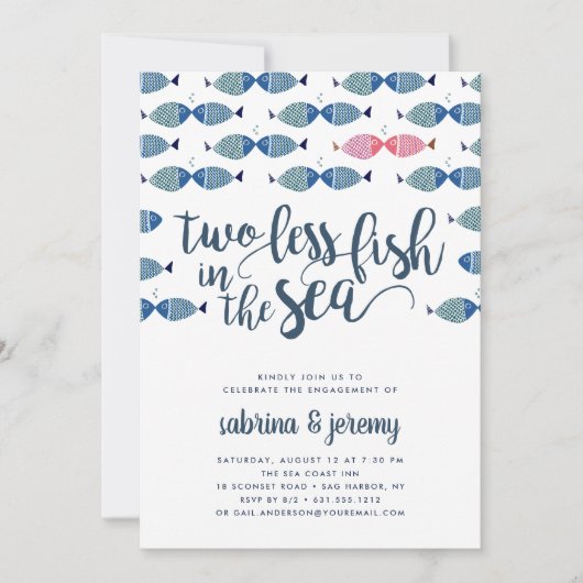 Twee indien per Zee | Uitnodiging van de indienend (Voorkant)