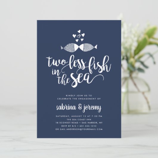 Twee indien per Zee | Uitnodiging van de indienend (Staand voorkant)