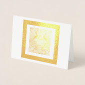 Twee Indische Blauwe Pauw Kaarten met Folie (Voorkant)