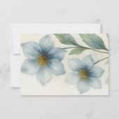 Twee Initiaal zwart-witpaar banketbakkerij Bedankkaart (Achterkant)