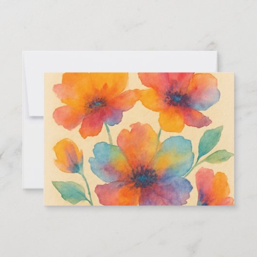 Twee Initiaal zwart-witpaar banketbakkerij Bedankkaart (Achterkant)