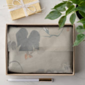 Twee insecten bij winde van Ohara Koson Tissuepapier (Geschenk)