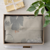 Twee insecten in Bindweed door Ohara Koson Tissuepapier (Geschenk)