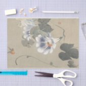 Twee insecten in Bindweed door Ohara Koson Tissuepapier (Craft)