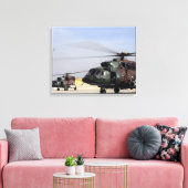 Twee Iraakse Mi-17 Hip Helikopters Canvas Afdruk (Insitu (Woonkamer))