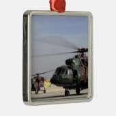 Twee Iraakse Mi-17 Hip Helikopters Metalen Ornament (Rechts)