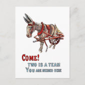 Twee is een team briefkaart (Voorkant)