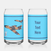 Twee Israëlische Super Mystères Blikvorm Glas (Voorkant)