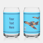 Twee Israëlische Super Mystères Blikvorm Glas (Achterkant)