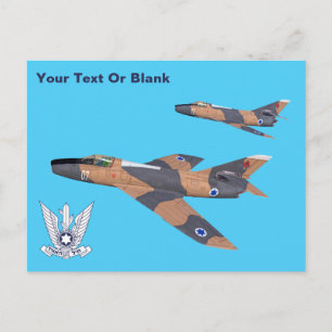 Twee Israëlische Super Mystères Briefkaart