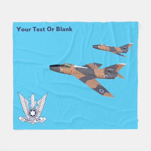 Twee Israëlische Super Mystères Fleece Deken (Voorkant (Horizontaal))